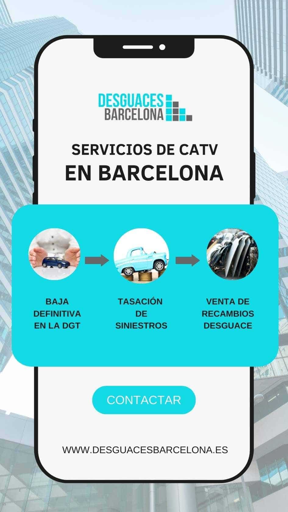 Servicios de desguace en Barcelona y alrededores